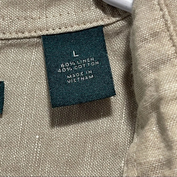 PERRY ELLIS Casual men’s shirt like Guayabera - Picture 11 of 13